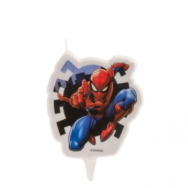 Świeczka figurka urodzinowa Spiderman